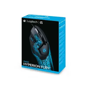 Logitech G402 Hyperion Fury FPS Gaming Mouse, Fusion Engine Hybrid Sensor, 4000 DPI Optical Sensor, 8 Programmable Buttons, 1000Hz Polling Rate, Wired USB Gaming Mouse