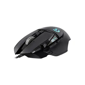 Logitech G502 HERO Gaming Mouse Black Edition, HERO Sensor Technology, RGB Lighting Effects, High-Performance Gaming Mouse