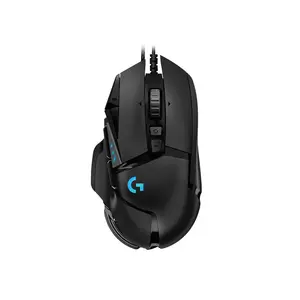 Logitech G502 HERO Gaming Mouse Black Edition, HERO Sensor Technology, RGB Lighting Effects, High-Performance Gaming Mouse