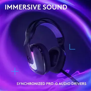 Logitech G522 LIGHTSPEED Wireless Gaming Headset Black, Tri-Mode Connectivity, PRO-G Drivers, RGB Lighting, Detachable Mic