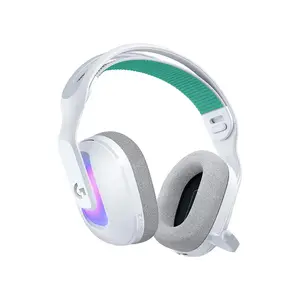 Logitech G522 LIGHTSPEED Wireless Gaming Headset White, Tri-Mode Connectivity, PRO-G Drivers, RGB Lighting, Detachable Mic