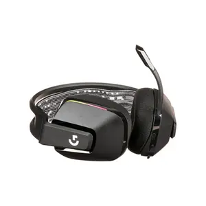 Logitech G733 LIGHTSPEED Wireless RGB Gaming Headset Black, 40mm PRO-G Drivers, 29 Hour Battery, DTS Headphone:X 2.0, Detachable Mic