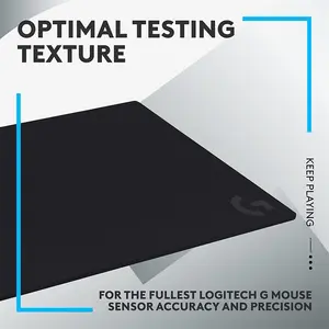 Logitech G740 Large Thick Cloth Gaming Mouse Pad, Extra-Thick Soft Surface Design, Precision Tracking Performance, Non-Slip Rubber Base Gaming Mat