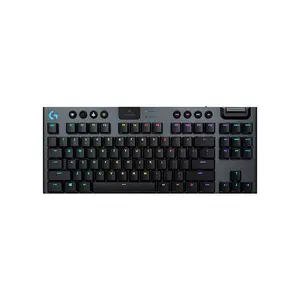 Logitech G915 TKL LIGHTSPEED Wireless RGB Mechanical Gaming Keyboard Carbon Edition, Clicky Low-Profile Mechanical Switches, Tenkeyless Design, Wireless Esports Gaming Keyboard