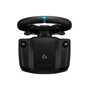 Logitech G923 Racing Wheel and Pedals, TRUEFORCE Force Feedback Technology, Precision Racing Simulator Controller, Premium Driving Experience for Console and PC Gaming