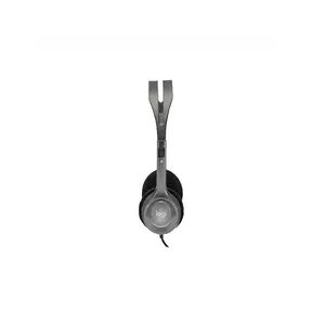 Logitech H110 Dual Pin Stereo Wired Headset for PC and Laptop, Noise-Reducing Audio Design, Dual 3.5mm Connectivity, Communication Headphones
