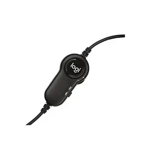 Logitech H151 Single Pin Comfort Stereo Wired Headset, 3.5mm Multi-Device Connectivity, Rotating Microphone Design, Everyday Communication Headphones
