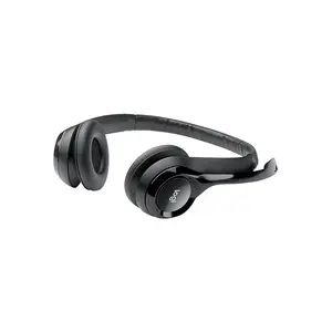 Logitech H390 USB-A Noise-Canceling Stereo Wired Headset, Digital Audio Performance, Inline Control Design, Professional Business Headphones