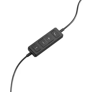 Logitech H570e 981-001430 Microsoft Teams Stereo USB-A Wired Business Headset, 30mm Drivers, Dual Noise-Cancelling Microphones, DSP, Acoustic Echo Cancellation & Inline Call Controls