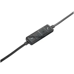 Logitech H650e USB Professional Stereo Business Headset with Noise-Canceling Bi-Directional ECM Microphone, Digital Signal Processing (DSP), 32mm Audio Drivers, Acoustic Echo Cancellation, Inline Call Controls & LED Busy Indicator for Windows, macOS 