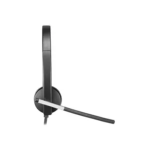 Logitech H650e Mono Noise Cancelling USB Wired Headset, Professional Business Audio Design, Inline Control Functionality, Enterprise Communication Headset