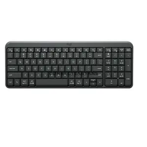 Logitech K250 Compact Bluetooth Wireless Keyboard with Numeric Keypad, Bluetooth Low Energy Connectivity, Spill-Resistant Design, 12-Month Battery Life, Multi-OS Compatibility for Windows, macOS, ChromeOS, Linux, iPadOS, iOS & Android