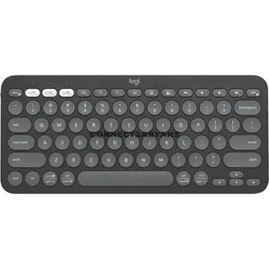 Logitech Pebble Keys 2 K380s Slim Multi-Device Bluetooth Wireless Keyboard, Easy-Switch 3-Device Pairing, Quiet Low-Profile Keys, Customizable Fn Shortcuts & 36-Month Battery Life