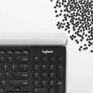 Logitech K780 Multi-Device Wireless Keyboard with Full-Size Layout, Numeric Keypad, Easy-Switch Technology, Bluetooth & Logitech Unifying Receiver, Integrated Smartphone & Tablet Cradle, Quiet PerfectStroke Keys for Windows, macOS, ChromeOS, iPadOS, 