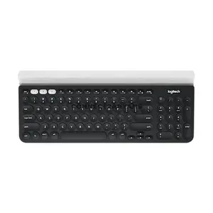 Logitech K780 Multi-Device Wireless Keyboard with Full-Size Layout, Numeric Keypad, Easy-Switch Technology, Bluetooth & Logitech Unifying Receiver, Integrated Smartphone & Tablet Cradle, Quiet PerfectStroke Keys for Windows, macOS, ChromeOS, iPadOS, 