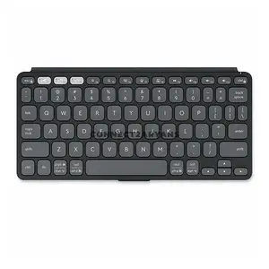 Logitech Keys-To-Go 2 Universal Ultra-Portable Bluetooth Wireless Keyboard, 3-Device Easy-Switch, Low-Profile Scissor Keys, Built-In Protective Cover & Multi-OS Compatibility