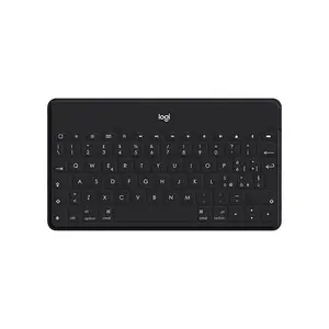 Logitech Keys-To-Go Ultra-Portable Wireless Keyboard Black Edition, Slim Bluetooth Connectivity Design, Lightweight Productivity Keyboard, Multi-Device Portable Typing Solution