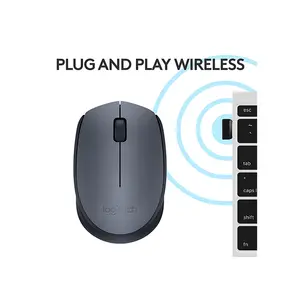 Logitech M171 Wireless Optical Mouse, 2.4GHz Wireless Connectivity, USB Nano Receiver Included, Compact Everyday Productivity Mouse