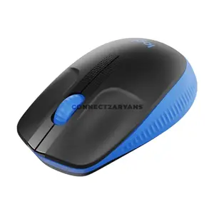 Logitech M190 Full-Size Wireless Mouse, Advanced Optical Tracking 1000 DPI Sensor, 2.4GHz USB Nano Receiver, Ambidextrous Ergonomic Design, 18-Month Battery Life