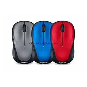 Logitech M235 Wireless Optical Mouse, 1000 DPI Smooth Optical Tracking, 2.4GHz USB Wireless Connection, 10m Range, 3-Button Ambidextrous Design, Line-by-Line Scrolling & 12-Month Battery Life