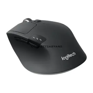 Logitech M720 Triathlon Black Multi-Device Wireless Mouse, Bluetooth + Unifying USB Receiver, Easy-Switch for 3 Devices, Hyper-Fast Dual-Mode Scrolling, Adjustable DPI Tracking, 24-Month Battery Life