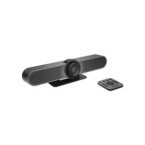 Logitech MeetUp Ultra-Wide 4K ConferenceCam, All-in-One Video Conferencing Camera, Integrated Audio System, Professional Small Meeting Room Collaboration Solution
