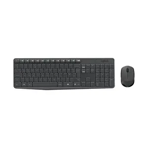Logitech MK235 Wireless Keyboard and Mouse Combo, Full-Size Layout Design, Durable 2.4GHz Wireless Connectivity, Productivity Office Peripheral Set