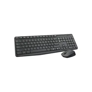 Logitech MK235 Wireless Keyboard and Mouse Combo, Full-Size Layout Design, Durable 2.4GHz Wireless Connectivity, Productivity Office Peripheral Set