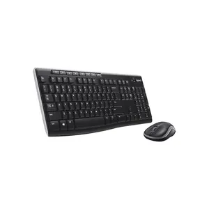 Logitech MK270 Wireless Keyboard and Mouse Combo, 2.4GHz USB Receiver Connectivity, Compact Office Design, Reliable Wireless Productivity Peripheral Set