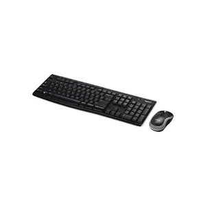 Logitech MK270 Wireless Keyboard and Mouse Combo, 2.4GHz USB Receiver Connectivity, Compact Office Design, Reliable Wireless Productivity Peripheral Set