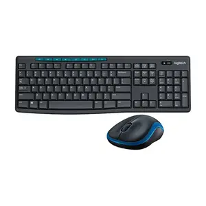 Logitech MK275 Wireless Keyboard and Mouse Combo, Full-Size Layout Design, 2.4GHz Wireless Connectivity, Productivity Office Peripheral Set