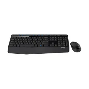 Logitech MK345 Wireless Keyboard and Mouse Combo, Full-Size Productivity Design, Comfortable Palm Rest Support, 2.4GHz Wireless Office Peripheral Set