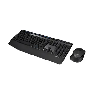 Logitech MK345 Wireless Keyboard and Mouse Combo, Full-Size Productivity Design, Comfortable Palm Rest Support, 2.4GHz Wireless Office Peripheral Set