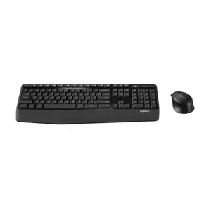 Logitech MK346P Wireless Keyboard and Mouse Combo, 2.4GHz USB Receiver Connectivity, Full-Size Office Layout, Wireless Productivity Peripheral Set