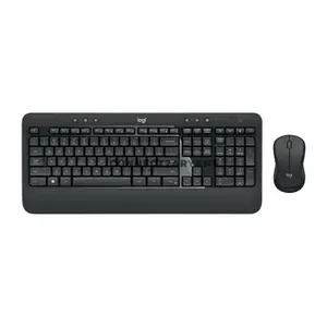 Logitech MK540 Advanced Graphite Wireless Keyboard & Mouse Combo, Full-Size Keyboard, Ambidextrous Mouse, Logitech Unifying USB Receiver, Up to 10m Wireless Range, 36-Month Keyboard & 18-Month Mouse Battery Life, US Layout, 920-008671