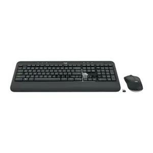 Logitech MK540 Advanced Graphite Wireless Keyboard & Mouse Combo, Full-Size Keyboard, Ambidextrous Mouse, Logitech Unifying USB Receiver, Up to 10m Wireless Range, 36-Month Keyboard & 18-Month Mouse Battery Life, US Layout, 920-008671