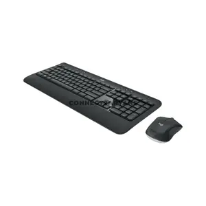 Logitech MK540 Advanced Graphite Wireless Keyboard & Mouse Combo, Full-Size Keyboard, Ambidextrous Mouse, Logitech Unifying USB Receiver, Up to 10m Wireless Range, 36-Month Keyboard & 18-Month Mouse Battery Life, US Layout, 920-008671