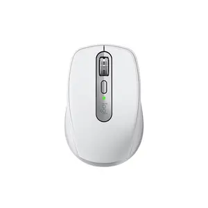 Logitech MX Anywhere 3S Wireless Mouse White Edition, 8000 DPI Darkfield Sensor, Quiet Click Technology, Compact Multi-Device Bluetooth Productivity Mouse