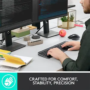 Logitech MX Keys S Advanced Wireless Keyboard Graphite Edition, Smart Illumination Backlighting, Multi-Device Connectivity, Premium Productivity Keyboard