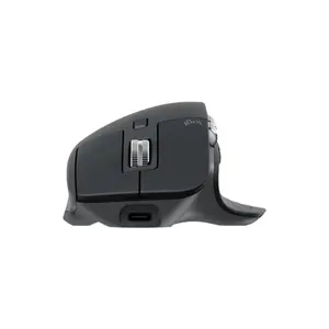 Logitech MX Master 3S Wireless Mouse Graphite Edition, 8000 DPI Darkfield Sensor, Quiet Click Technology, Multi-Device Bluetooth Connectivity, Advanced Productivity Mouse