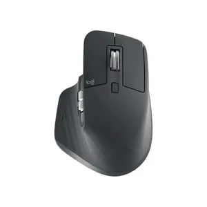 Logitech MX Master 3S Wireless Mouse Graphite Edition, 8000 DPI Darkfield Sensor, Quiet Click Technology, Multi-Device Bluetooth Connectivity, Advanced Productivity Mouse