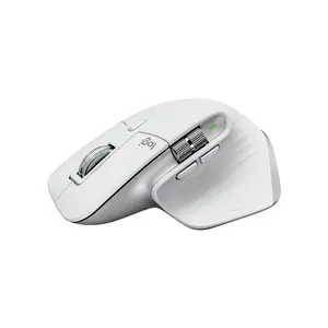 Logitech MX Master 3S Wireless Mouse White Edition, 8000 DPI Darkfield Sensor, Quiet Click Technology, Multi-Device Bluetooth Connectivity, Advanced Productivity and Creative Workflow Mouse