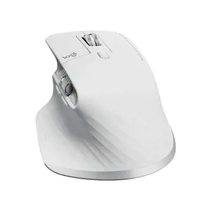 Logitech MX Master 3S Wireless Mouse White Edition, 8000 DPI Darkfield Sensor, Quiet Click Technology, Multi-Device Bluetooth Connectivity, Advanced Productivity and Creative Workflow Mouse
