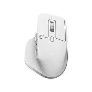 Logitech MX Master 3S Wireless Mouse White Edition, 8000 DPI Darkfield Sensor, Quiet Click Technology, Multi-Device Bluetooth Connectivity, Advanced Productivity and Creative Workflow Mouse