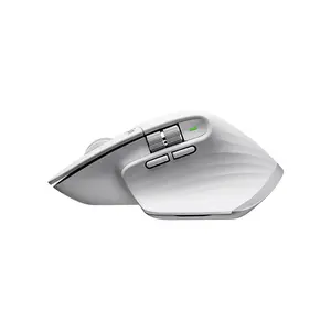 Logitech MX Master 3S Wireless Mouse White Edition, 8000 DPI Darkfield Sensor, Quiet Click Technology, Multi-Device Bluetooth Connectivity, Advanced Productivity and Creative Workflow Mouse