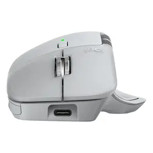 Logitech MX Master 4 Advanced Wireless Performance Mouse, Darkfield 8000 DPI Sensor, MagSpeed Scroll Wheel, Quiet Clicks, Haptic Actions Ring, Bluetooth & Logi Bolt Connectivity