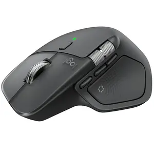 Logitech MX Master 4 Advanced Wireless Performance Mouse, Darkfield 8000 DPI Sensor, MagSpeed Scroll Wheel, Quiet Clicks, Haptic Actions Ring, Bluetooth & Logi Bolt Connectivity