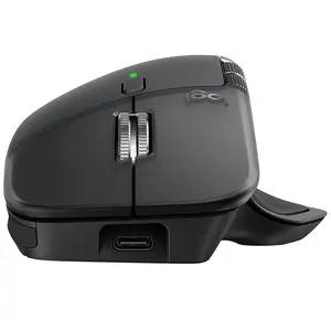 Logitech MX Master 4 Advanced Wireless Performance Mouse, Darkfield 8000 DPI Sensor, MagSpeed Scroll Wheel, Quiet Clicks, Haptic Actions Ring, Bluetooth & Logi Bolt Connectivity
