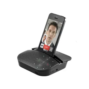Logitech P710e Bluetooth Mobile Speakerphone, Portable Wireless Conference Audio System, Integrated Device Stand Design, Professional Business Communication Speaker