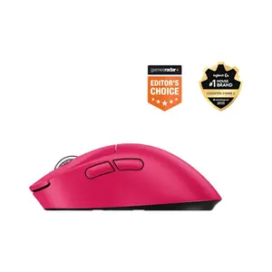 Logitech G PRO X SUPERLIGHT 2 DEX Wireless Gaming Mouse, HERO 2 Sensor, Up to 44,000 DPI, 888 IPS Tracking, LIGHTSPEED Wireless, Up to 8kHz Polling Rate, LIGHTFORCE Hybrid Switches, 60g Lightweight Design